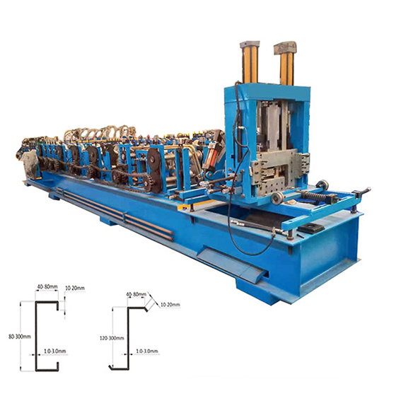 Steel Cz Purlin Forming Machine