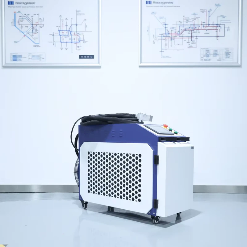 1500W 2000W 3000W Continuous Fiber Laser Cleaning Machine for Large Parts Thin Rust Paint & Oxidized Layers Aluminum