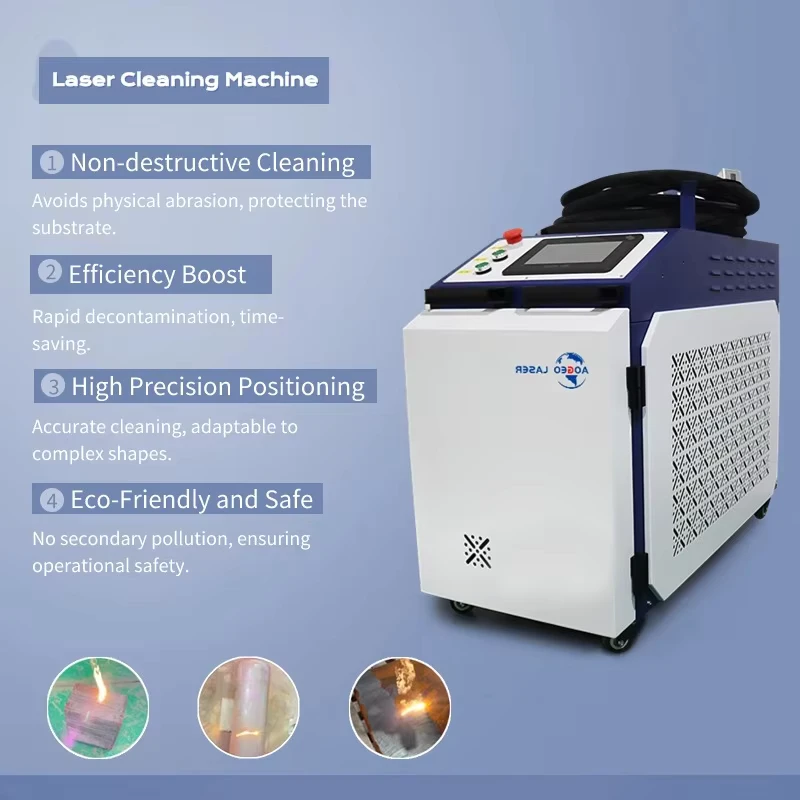 2000W Fiber Laser Cleaning Machine Pulsed Laser Rust Remover