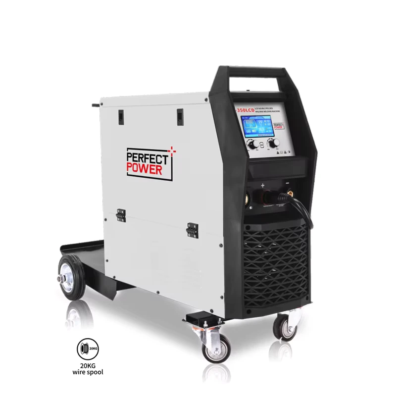 300A Smart Pulse MIG MAG Gas CO2 Welder Machine Steel Aluminum Copper Inverter Digital MIG Welding Machine