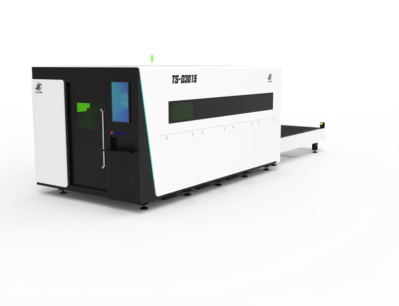 3015 Working Area Exchanged Platform Fiber Laser Cutting Machine for Construction Steel Profile Cutting
