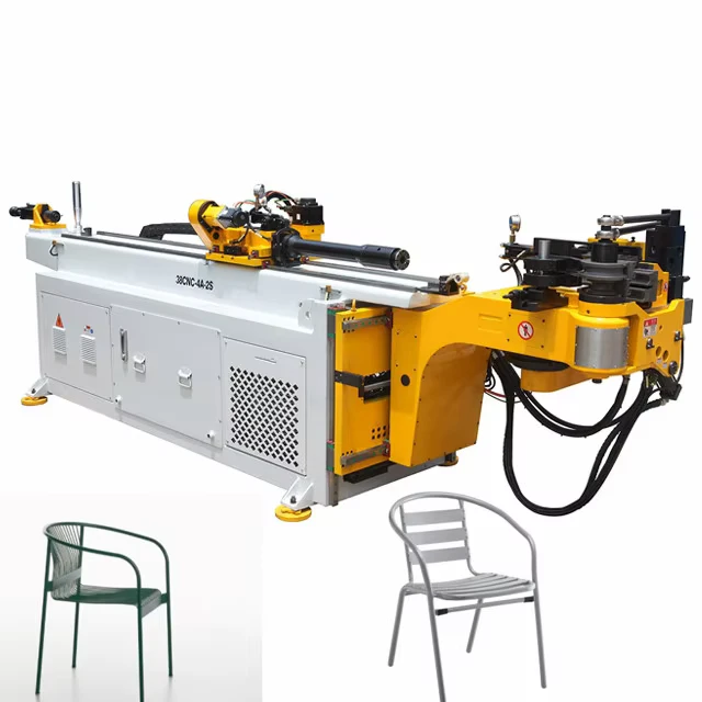 38 4A 2S Automatic CNC Pipe Tube Bending Machine Carbon Stainless Metal Pipe Bender CNC Pipe Bending Machine