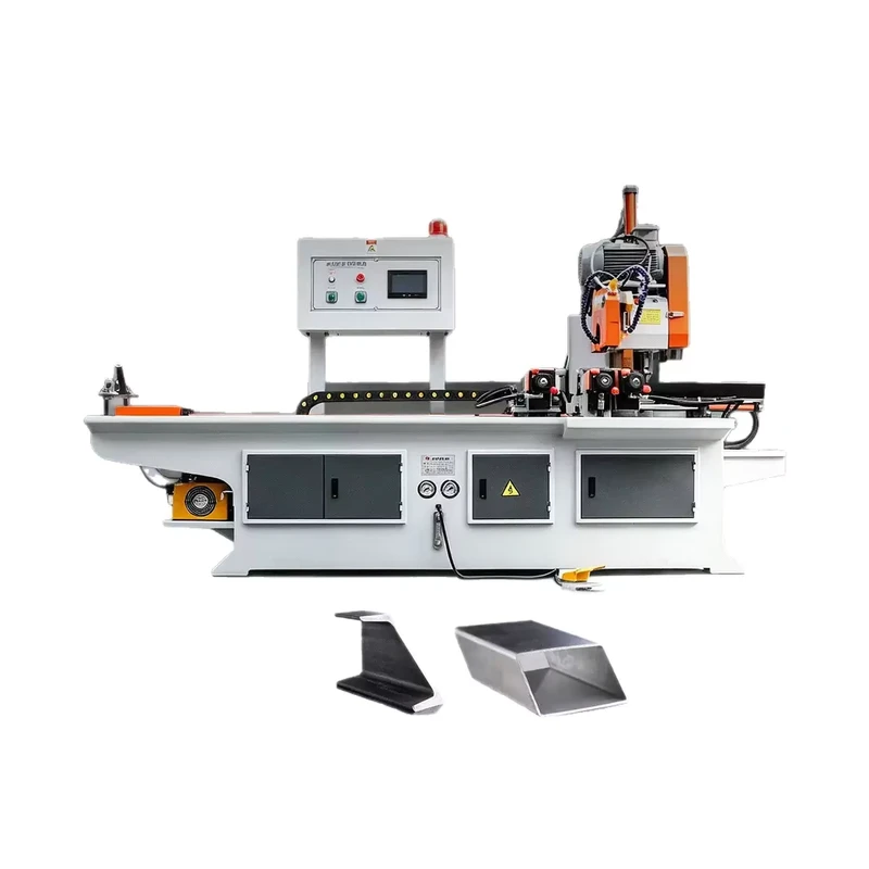 425CNC Fully Automatic Pipe Cutting Machine Hydraulic Burr Free Automatic Feeding Metal Steel Pipe Cutting Machine