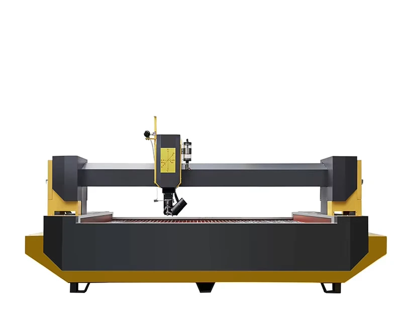 5 Axis Water Jet Cutting Machine for Cutting Steel and Stone Water Jet Cutter
