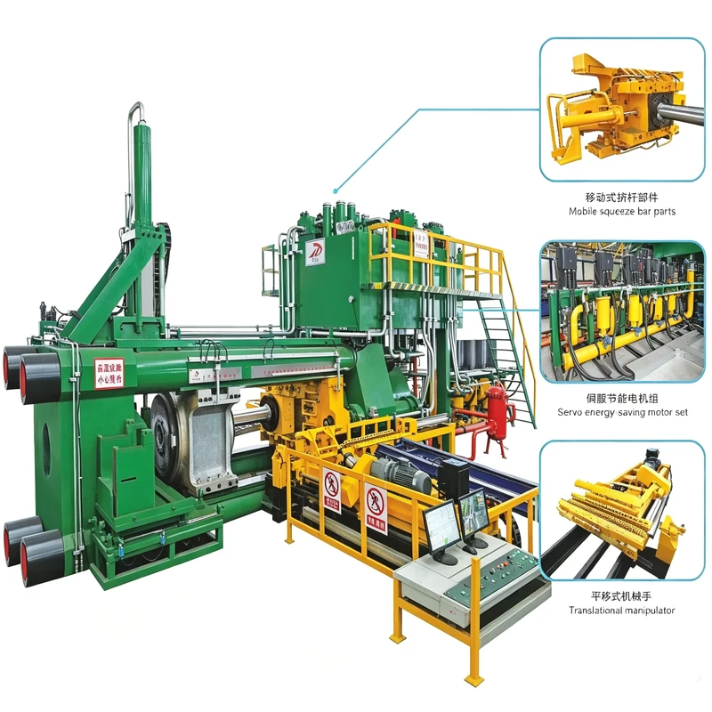 630T Aluminum CNC Extrusion Press Machine for Tube Profile Shelf Door Frame Professional Foshan Hengda