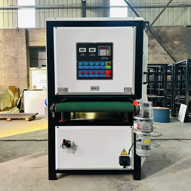 800mm Metal Sheet Plate Polishing Deburring Machine for Stainless Steel Copper Brass Surfaces