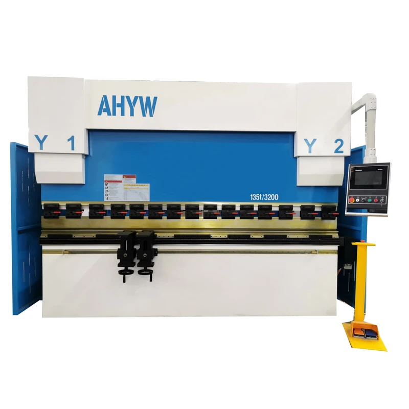 AHYW CNC Bending Machine YWB 135T 3200 Metal Steel Press Brake Machines DA53T System