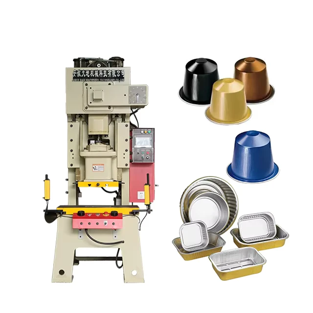 APA 125T CNC Pneumatic Punch Press with Safety Protection Automatic Metal Sheet Coffee Capsule Forming Machine