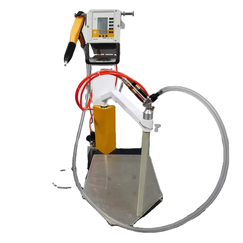 Automatic Controlled PLC Powder Coating Machine Metal Aluminum Alloy Line Engine Spray Gun