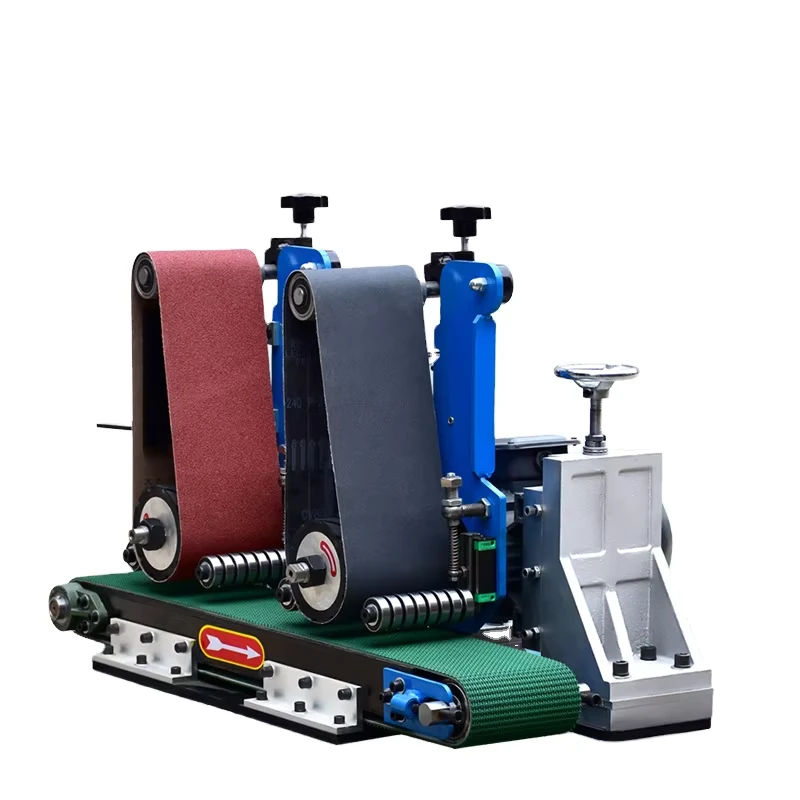 Automatic Metal Sanding and Polishing Flat Grinding Machine with Disc Deburring Tool Gearbox and Motor Core Components