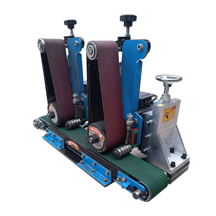 Automatic Small Flat Polishing Machine Stainless Steel Wire Drawing Metal Rust Removal