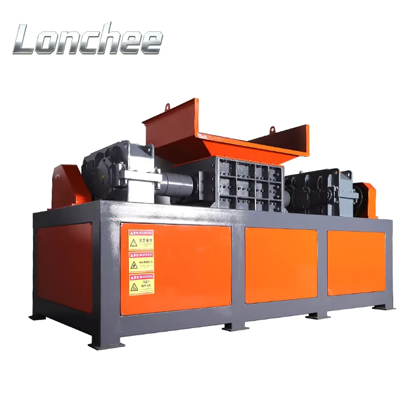 Automatic Stainless Steel Aluminum Scrap Hard Disk Shredder Glass Shredder Shoes Crusher Recycling Machine With Control Cabinet