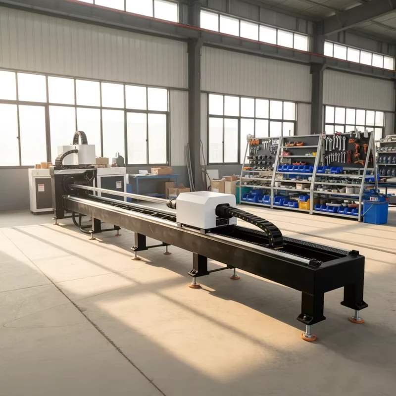 Automatic Stainless Steel Laser Cutting Machine CNC Gantry Type Metal Tube Pipe Cutter for Steel Metal Fabrication