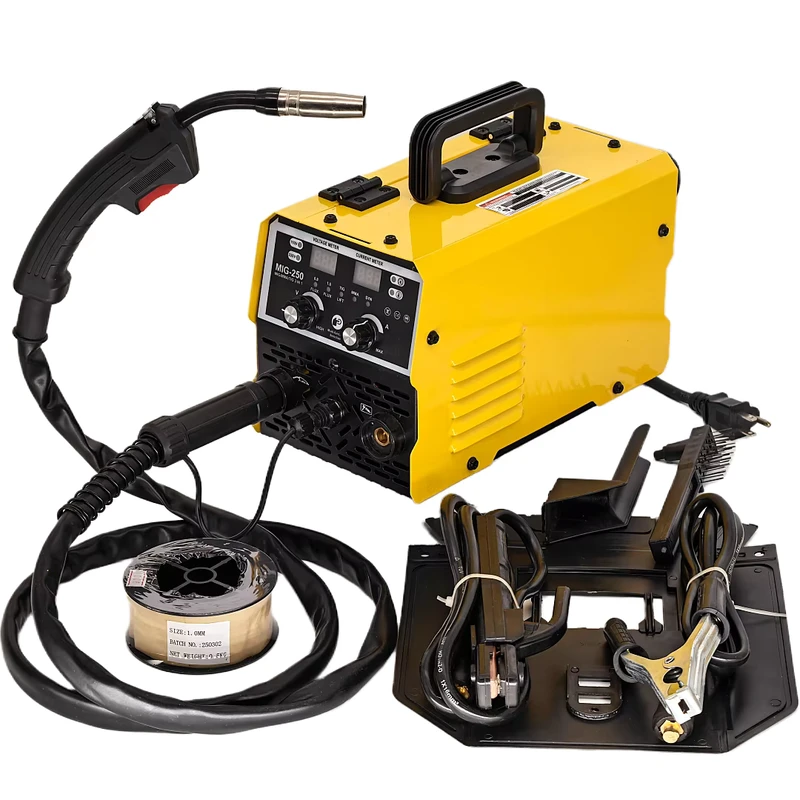 Best Sale Portable Welder Machine 3 in 1 Inverter MIG Gasless MMA TIG LIFT 250A Digital Display Use 0.8 1.0 mm Welding Wire