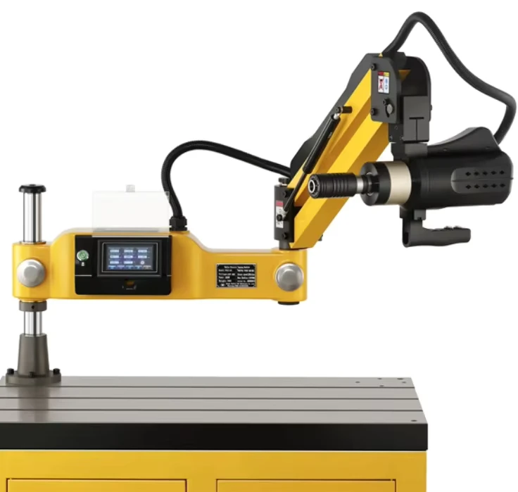 CE Certificated M16 CNC Electric Tapping Machine Automatic Moto Arm New Condition with PLC Core Components