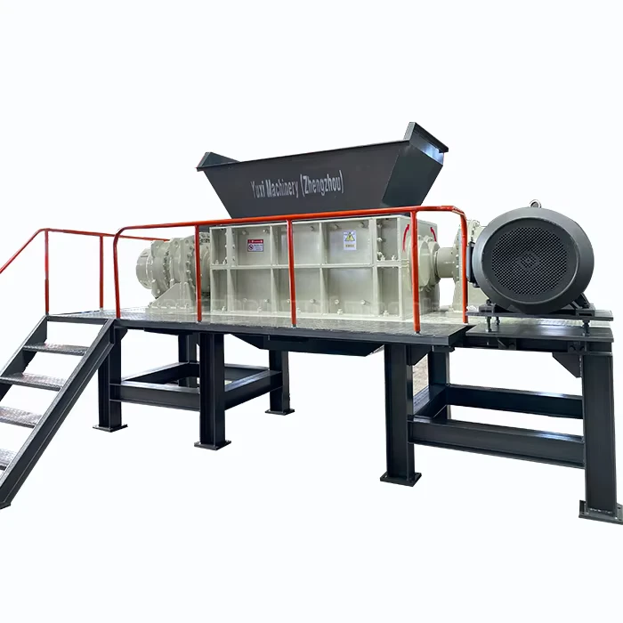 CE Certified Scrap Zinc Metal Cast Shredder With Engine and Bearing Mini Aluminum Crushing Machinery