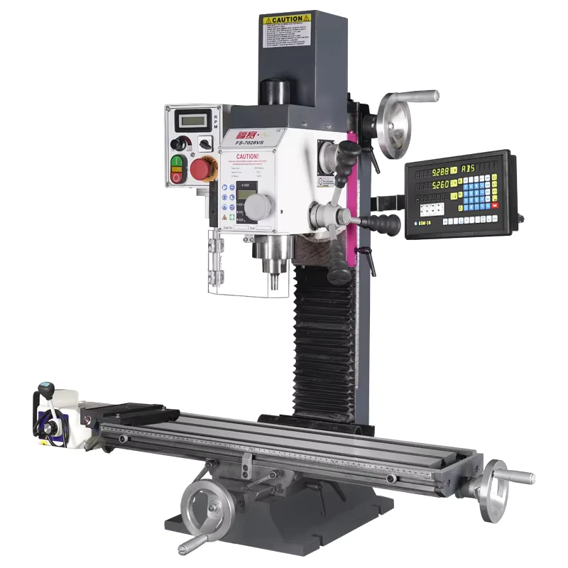 CE FS 7028VS Home Use DIY Mini Vertical Metal Drilling and Milling Machines Tapping Machine