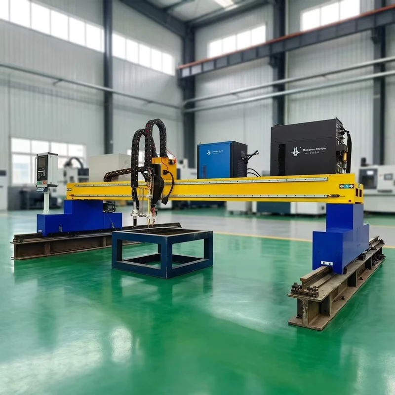 CNC Gantry Plasma Cutter for Metal Fabrication Stainless Carbon 1560 2060 Flame Cutting Sheet Metal Processing