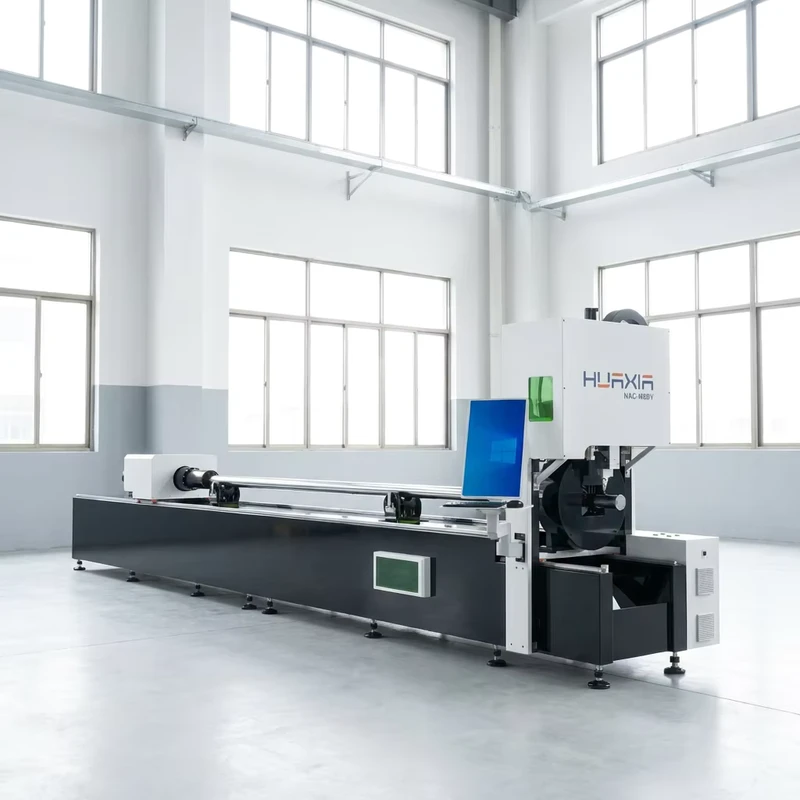 CNC Laser Pipe Cutting Machine for Small Diameter Round Square Tube Carbon Steel Channel Steel Laser Cutter