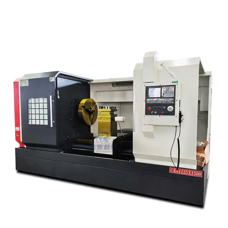 CNC Metal Lahte Ck61125 Big Metal Turning CNC Lathe Siemens Controller Automatic Lathe Machine