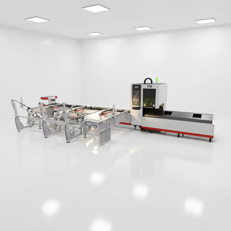 CNC Pipe Plasma Cutter Automatic High Precision Tube Cutting System Carbon Steel Stainless Steel Aluminum Pipes 380V