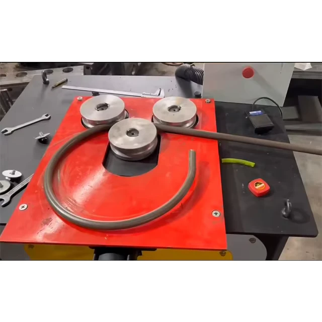 CNC Steel Bar Arc Bending Machine 32mm Round Metal Rod Arc Bender Pipe and Tube Bending Machines