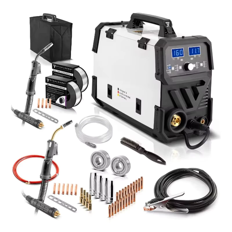 CO2 Gas MAG ARC MMA Lift TIG MIG Pulse Welder 220V Aluminum Welding Machine for MIG160