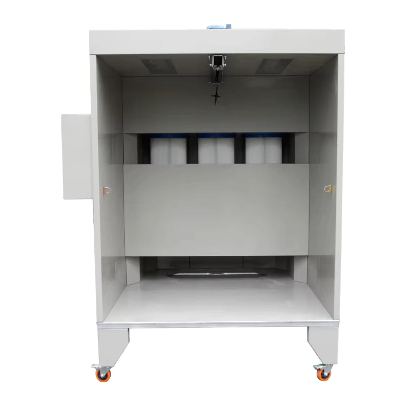 COLO 1517 Small Scale Metal Powder Coating Spray Booth with Electric Control Cabinet