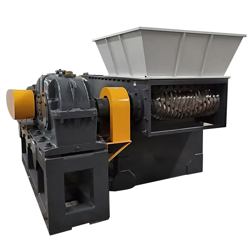 Can Shredder 40kw Hydraulic Propulsion Single shaft Shredder Metal Scrap Crusher