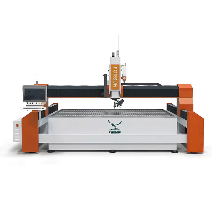 Cnc Water Jet Cutting Aluminum Plate 5 Axis Small Water Jet Steel Metal Cutting Machine