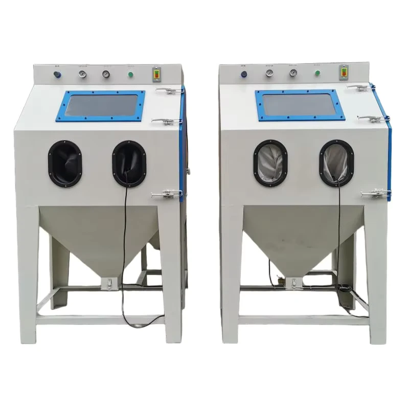 Compact Sandblast Cabinet Dry Blaster for DIY Workshop Jewelry Cleaning Sandblasting Machine in Stock