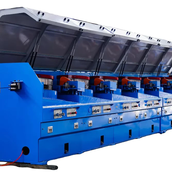 Continuous Drawing Steel Iron Wire Drawing Machine 5blocks