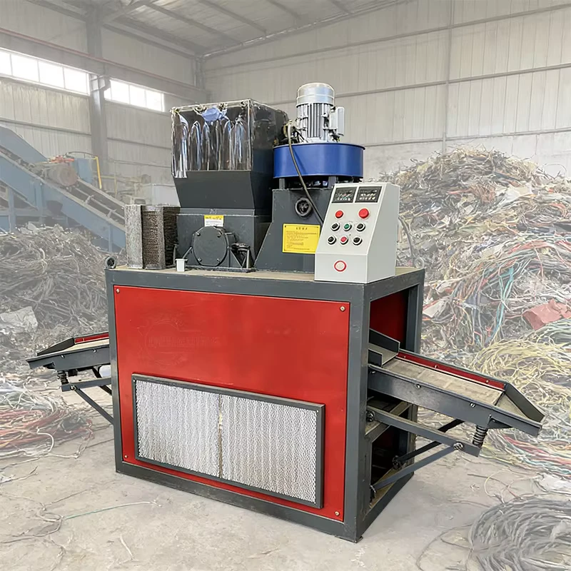 Copper Aluminum Wire Granulator Cable Shredder Plastic Metal Recycling Equipment Mixed Scrap Crusher Industrial Separation
