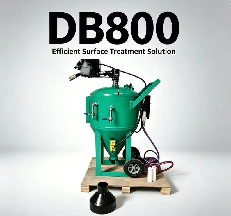 DB800 Dustless Blaster Industrial Sandblasting Machine for Surface Cleaning