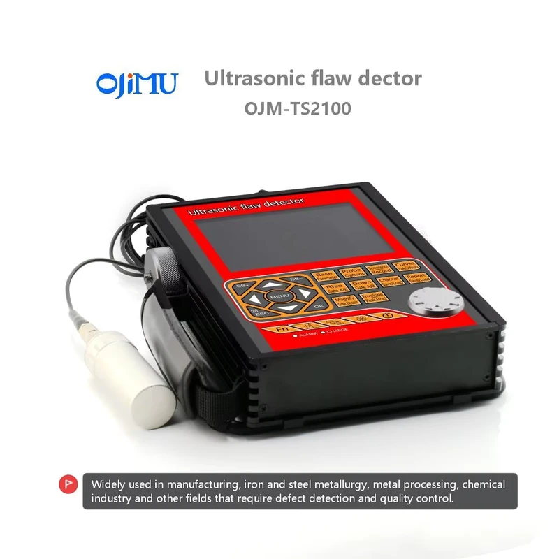 Digital High Precision OJM TS2100 NDT Weld Inspection Metal Crack Detection Ultrasonic Flaw Detector