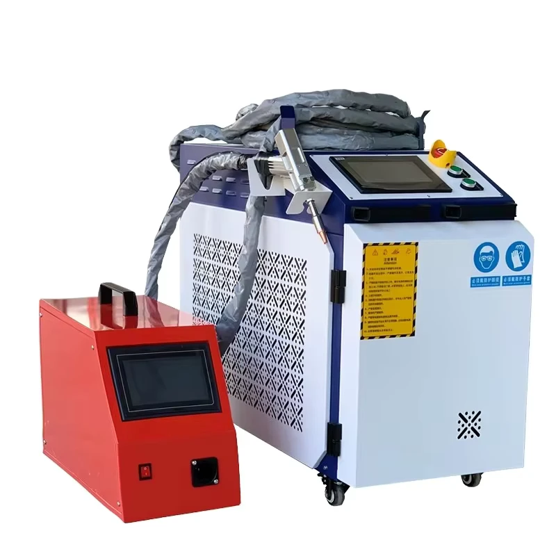 Factory Direct 1000W Handheld Industrial Stainless Steel Wood Metal Fiber Laser Welder Air Cooled Laser Welding Machine