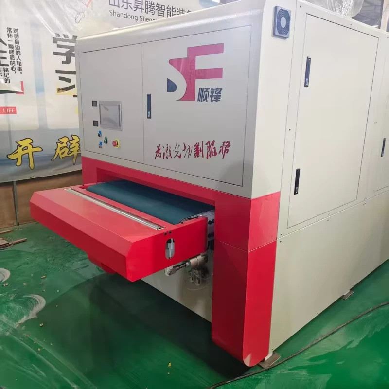 Full Automatic Stainless Steel Sanding Machine Deburring Machine Three-in-One Polishing Grinding Machine High Efficiency PLC