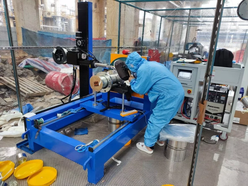 General Purpose Automatic Tank Welder Machine for Cylindrical Vessel & Storage Tank Seam Welding Cost Effective
