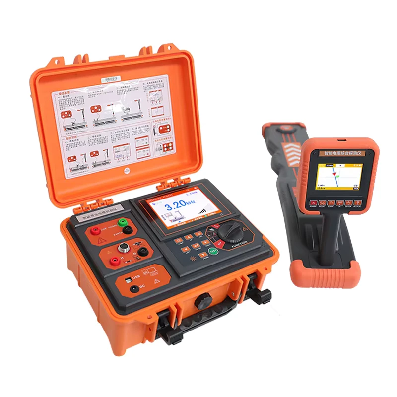 HVHIPOT GD 4134E HV MV Cable Depth Path Detector for Underground Metal Pipeline