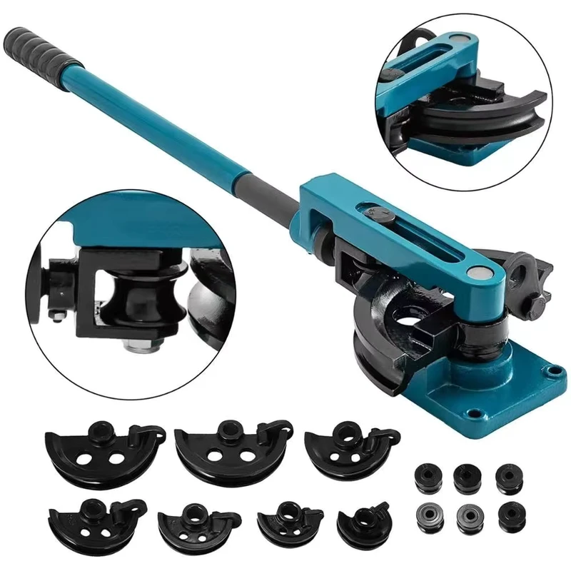 Heavy Duty Manual Copper Tube Bending Tool 10-25mm Pipe Bender for Copper Stainless Steel Aluminum Alloy Metal Work New Design