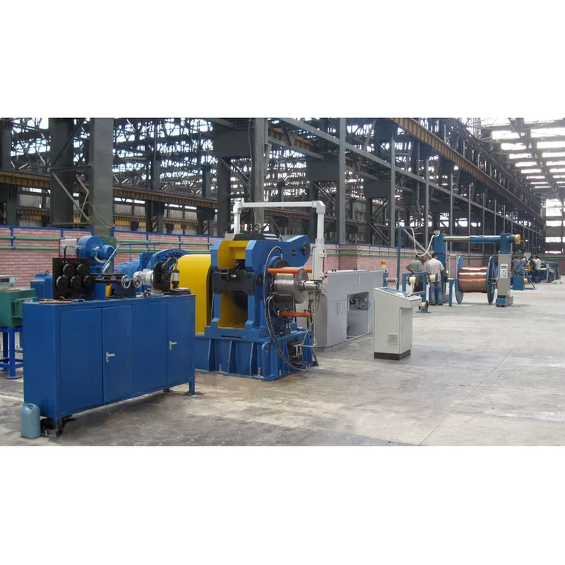 High Efficiency Continuous Extrusion Machine for Copper Flat Wire and Copper Bar