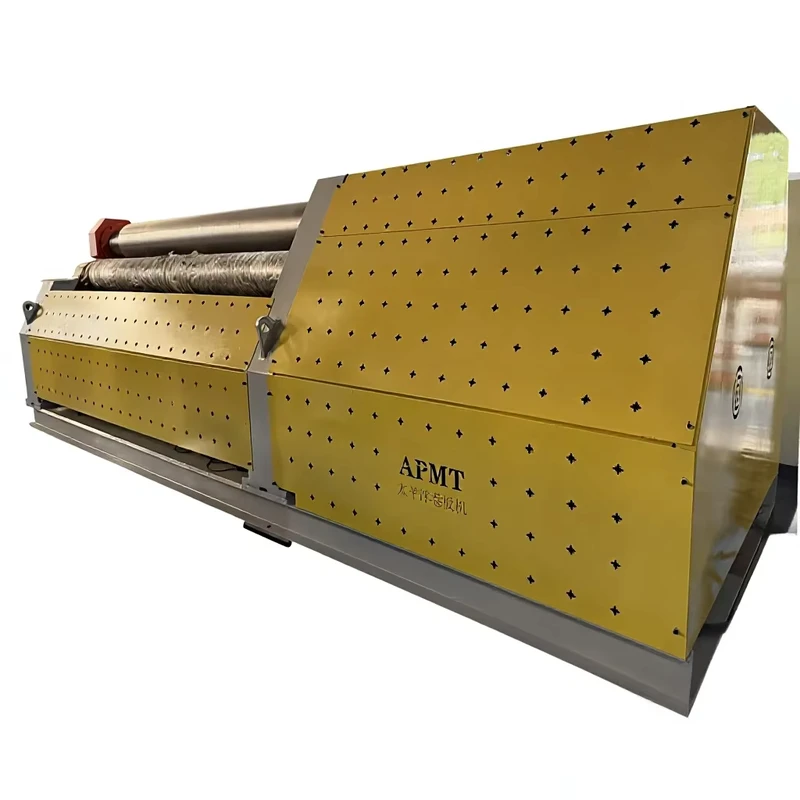 High Precision Automatic 4 Roll Stainless Steel Plate Bending Machine 25mm 2000mm Hydraulic Rolling