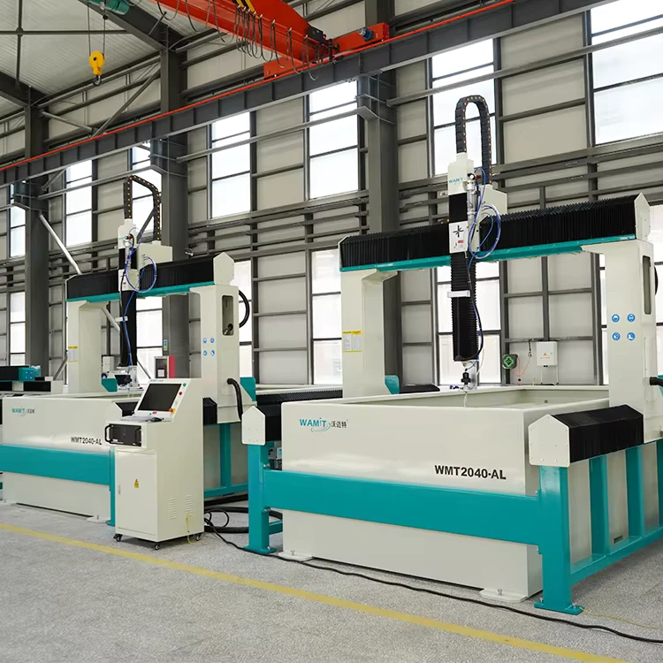High Precision CNC Waterjet Cutting Machine 5 Axis Water Jet Cutter for Stainless Steel Aluminum Copper Metal Sheet Cutting