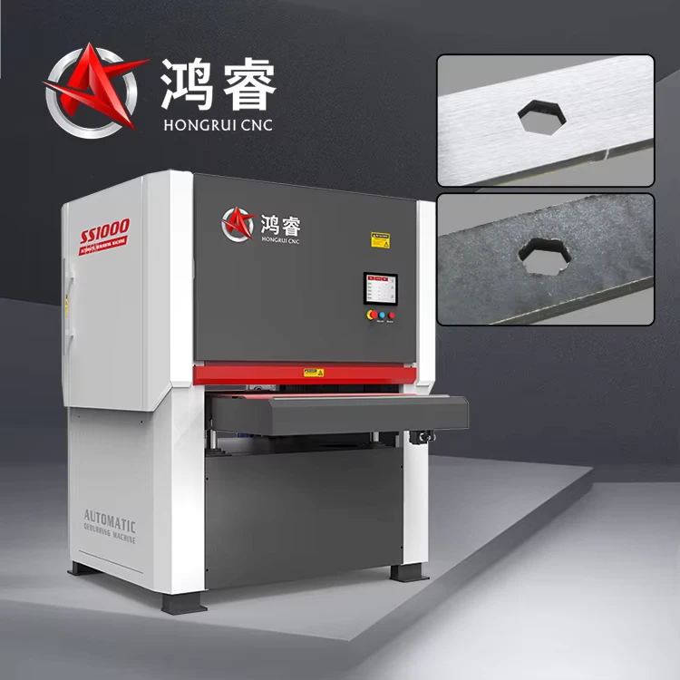 Honry SS1000 Fully Automatic Metal Polish Machine Factory Direct Deburring Equipment for Aluminium Sanding for Metal