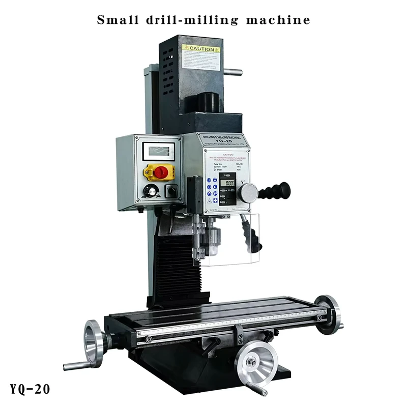 Horizontal Drilling Milling Tapping Integrated Machine Multifunctional Small Metal Tool Milling Punching Desktop Machining Tool