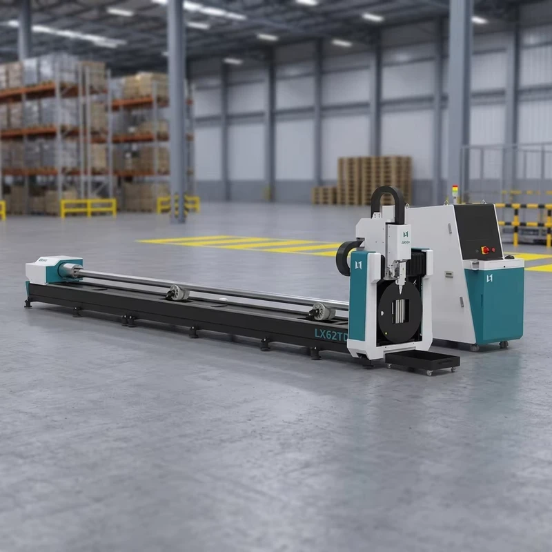 Industrial Cutting Machine LX62TD Laser Pipe Cutting Machine for Cutting Metal Pipe and Tube
