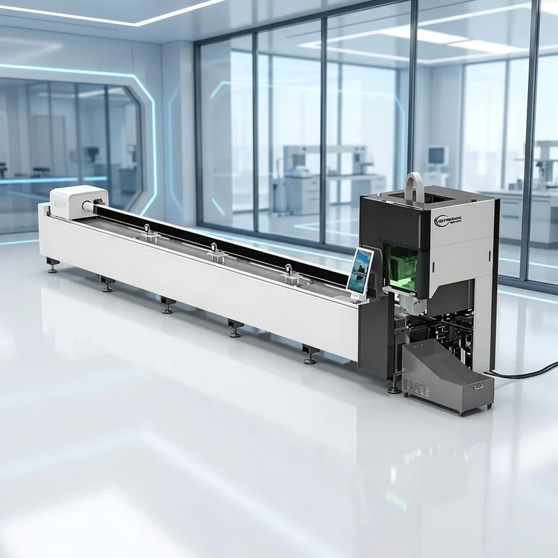 Industrial Laser Tube Cutting Machine Stable Operation Smooth Cut Edge for Various Metal Pipe Profile Hardware Fabrication