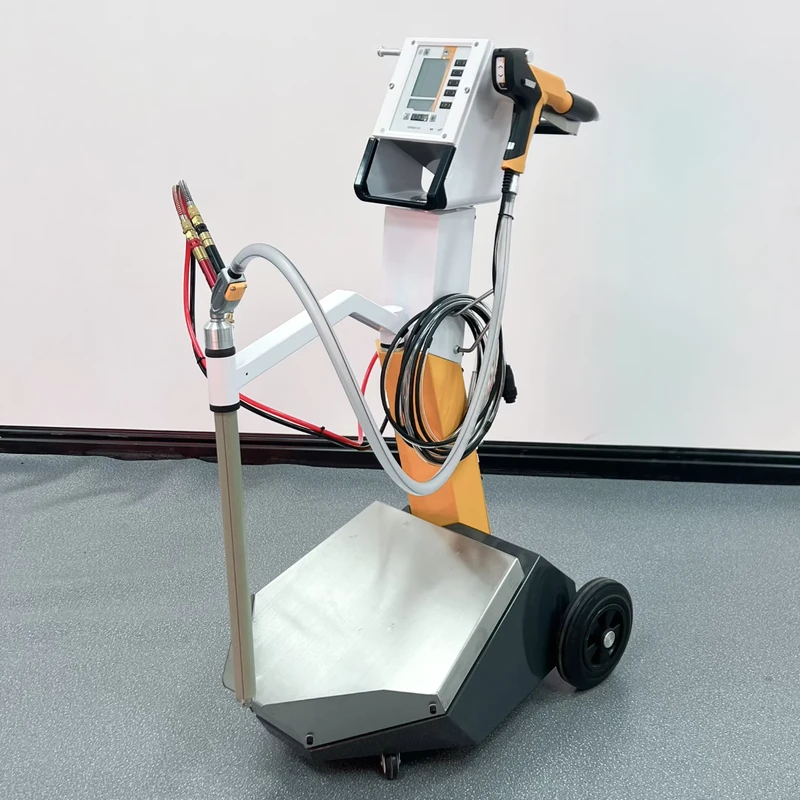 Industrial Manual Powder Coating Gun System Intelligent Aluminium Metal Electrostatic Powder Coating Paint Spray Machine
