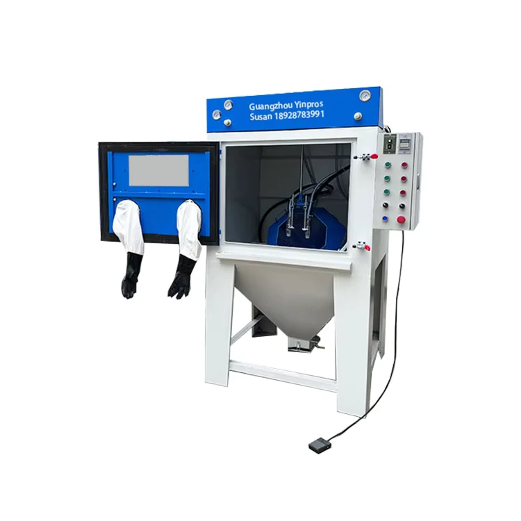 Industrial Sandblasting Equipment Automatic Sandblaster Cabinet for Alloy Metal Parts