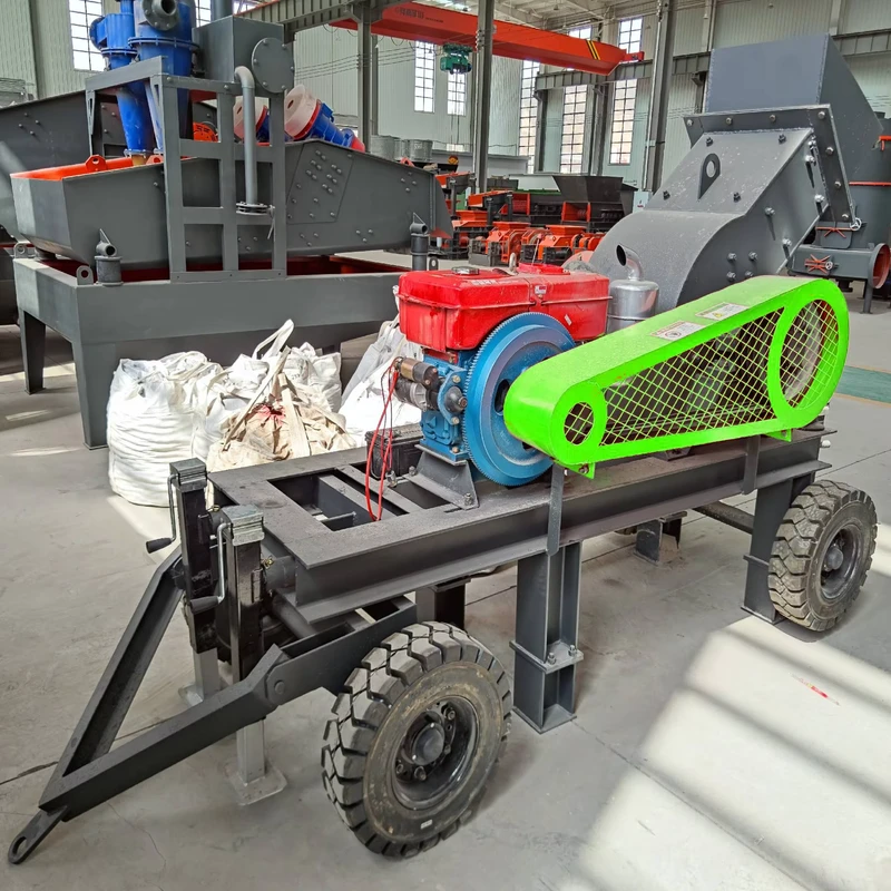 Industrial Shredder Metal Scrap Crusher Dual Power Building Debris Crushing Raw Material Processing Equipment